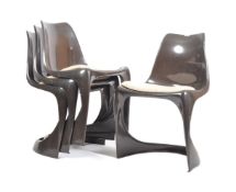 STEEN OSTERGAARD FOR CADO - SET OF FOUR STACKING CHAIRS