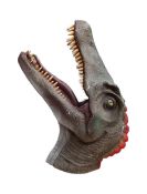 DINOSAUR - LIFESIZE 1/1 SCALE VELOCIRAPTOR HEAD PROP