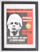 GARY NUMAN - 20TH CENTURY MUSIC ADVERTISING POSTER
