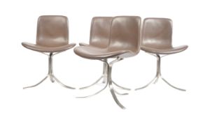 MANNER OF POUL KJAERHOLM - PK9 - SET OF FOUR DINING CHAIRS