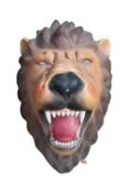 PROP - 20TH CENTURY LIFESIZE LION'S HEAD PROP