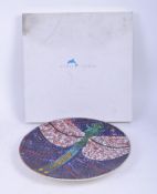 TONY MORRIS FOR POOLE POTTERY - LARGE DRAGONFLY CHARGER