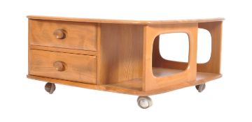 ERCOL - PANDORA SOLID ELM COFFEE TABLE