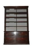 19TH CENTURY VICTORIAN MAHOGANY SHOP HABERYDASHERY DRESSER