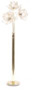 RETRO VINTAGE ITALIAN DESIGN GLASS FLOWER FLOOR LAMP