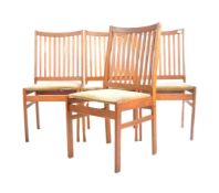 MATCHING SET OF FOUR RETRO DANISH DINING CHAIRS