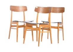 MATCHING SET OF THREE 20TH CENTURY DANISH DINING CHAIRS