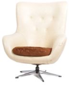 MID CENTURY SWIVEL LOUNGE EGG CHAIR