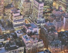 LARGE CONTEMPORARY PHOTOGRAPHIC PRINT OF NEW YORK