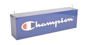CHAMPION - CONTEMPORARY ADVERTISING LIGHT BOX SIGN