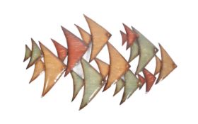 CONTEMPORARY RETRO STYLE ABSTRACT WALL ART PANEL