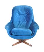 SLATTE GUNGAN - MID CENTURY SWEDISH EGG CHAIR
