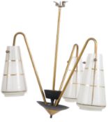 RETRO MID CENTURY CEILING LIGHT AND MATCHING WALL SCONCE