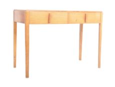 BRITISH MODERN DESIGN - COTSWOLD SCHOOL OAK WRITING TABLE DESK