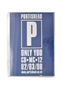 1990s MUSIC ADVERTISING POSTER FOR PORTISHEAD ONLY YOU