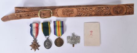 FIRST WORLD WAR MEDAL GROUP - GLOUCESTER REGIMENT