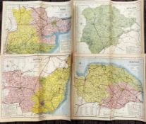 LETTS & CO - COLLECTION OF FOUR 19TH CENTURY MAPS