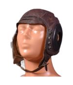 WWII SECOND WORLD WAR USAAF LEATHER FLYING HELMET