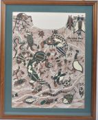 20TH CENTURY AUSTRALIAN ABORIGINAL TEXTILE