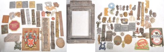 PROTOTYPE ADVERTISING - SELECTION OF CAST MOULDINGS