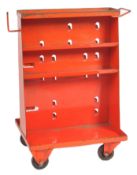RETRO VINTAGE INDUSTRIAL ENGINEERING TROLLEY