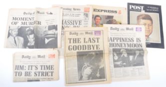 COLLECTION OF VINTAGE NEWSPAPERS