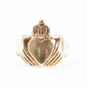 HALLMARKED 9CT GOLD CLADDAGH RING