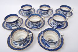 20TH CENTURY BOOTHS REAL OLD WILLOW TEA SERVICE