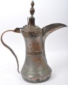 EARLY 19TH CENTURY MORCOCCAN COPPER DALLAH COFFEE POT