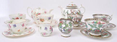 TWO MID 20TH CENTURY COALPORT & HAMMERSLEY CHINA TEA SERVICES