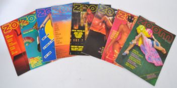 ZOOM MAGAZINE - 1970S EIGHT NUDE PHOTOGRAPHY MAGAZINES