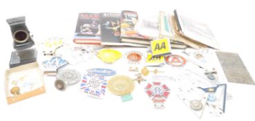 COLLECTION OF AUTOMOTIVE INTERESTS INTEMS - MG - MASCOTS