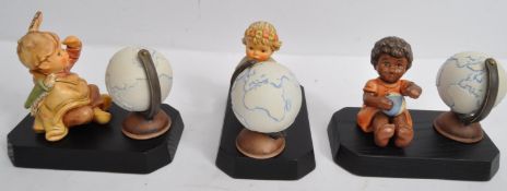 THREE NOS BOXED HUMMEL GOEBEL WONDERER FIGURINES