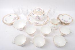 VINTAGE ROYAL GRAFTON BONE CHINA FLORAL TEA SERVICE