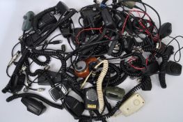 LARGE COLLECTION OF VINTAGE REMOTE RADIO MICROPHONES