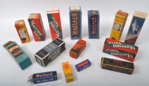 COLLECTION OF VINTAGE RADIO VALVES - BRIMAR - MAZDA - MULLARD