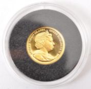 2006 ELIZABETH II 24CT GOLD ANNIVERSARY OF MOZART'S BIRTH COIN
