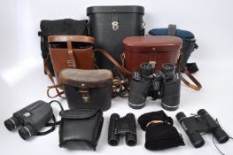 LARGE COLLECTION OF VINTAGE & LATER PAIR OF BINOCULARS