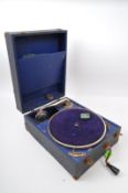 RETRO VINTAGE TABLETOP GRAMOPHONE