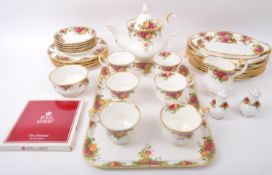 VINTAGE CIRCA 1960S ROYAL ALBERT 'OLD COUNTRY ROSES' TEA SET