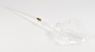 NOS WATERFORD CRYSTAL CALLA LILY GLASS FLOWER