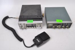 TWO RETRO VINTAGE MIDLAND & UNIDEN RADIOPHONIC EQUIPMENT