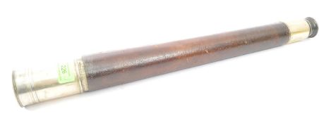 EARLY 20TH CENTURY HUGHES & SONS TELESCOPE