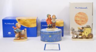 THREE NOS BOXED HUMMEL GOEBEL FIGURINES