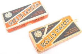 PAIR OF 1930S ROLLS RAZORS