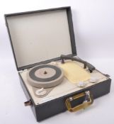 VINTAGE MID CENTURY SILVERTONE PORATBLE GRAMOPHONE