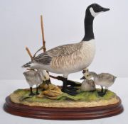 BORDER FINE ARTS - CANADA GOOSE & GOSLINGS - LIMITED EDITION