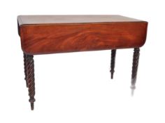 VICTORIAN MAHOGANY PEMBROKE TABLE