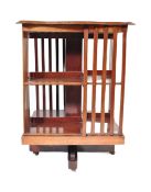 VICTORIAN MAHOGANY REVOLVING BOOKCASE