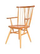 G PLAN MID 20TH CENTURY BEECH & ELM WINDSOR CHAIR
